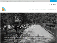 Tablet Screenshot of breakaway.cc